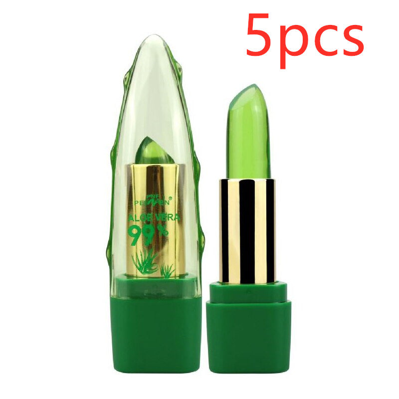 Aloe Vera Color‑Changing Lip Balm – Moisturizing & Anti‑Drying Care